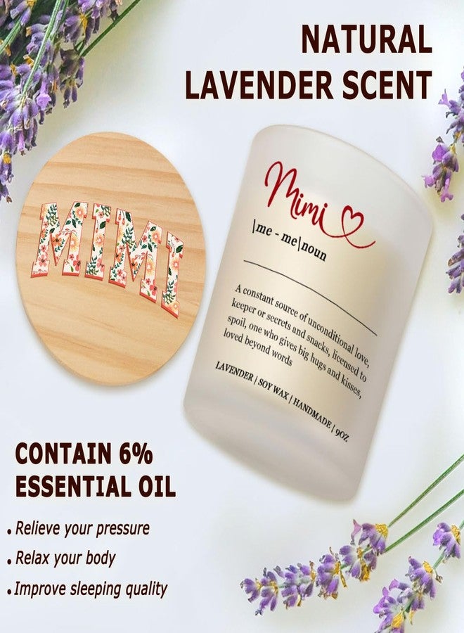 DOSINY Mimi Gifts - Lavender Definition Candle for Mimi - Mother’s Day Gifts for Grandma from Granddaughter, Funny Birthday Gift for Grandmother - Image 5